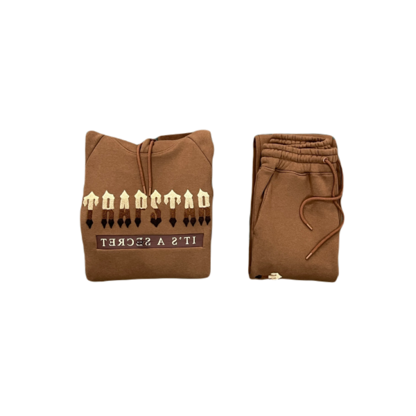 CHENILLE DECODED 2.0 HOODIE TRACKSUIT – BISON