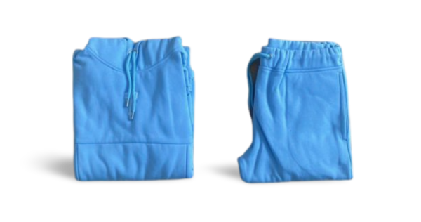BLUE PATCH HOODED TRACKSUIT