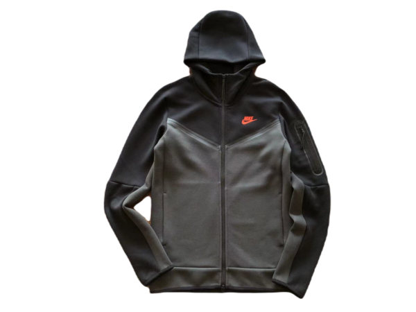 NK TECH FLECEE – BLACK/DARK GREY (completa)