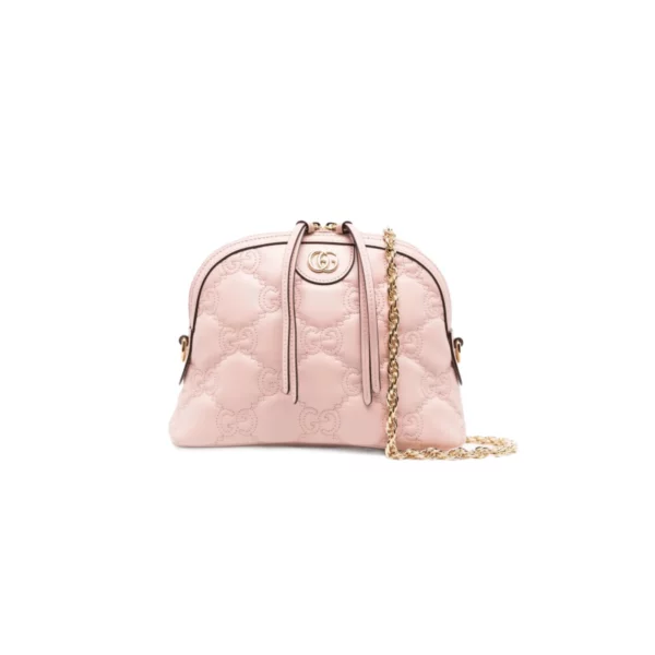 BORSA GG PICCOLA MATELASSÉ BIANCA